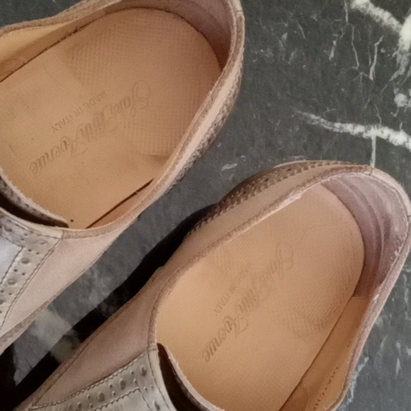 Saks fifth avenue,made in Italy double monk strap leather and special suede - Picture 6 of 8